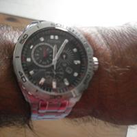Citizen ecodrive acciaio cronografo datario 5 atm