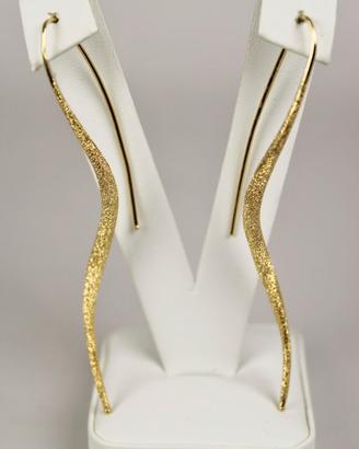 Orecchini in oro filiformi