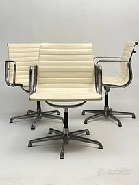 3+1 sedie Eames EA107 Herman Miller by ICF