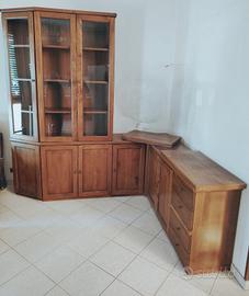 Mobile ad angolo in massello 