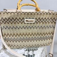 Borsa Nardini beige e marrone