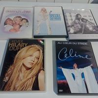 5 DVD  musicali interpreti varie