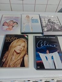 5 DVD  musicali interpreti varie
