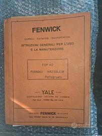 Uso e manutenzione carrello FENWICH