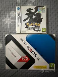 Nintendo 3ds xl e pokemon bianco