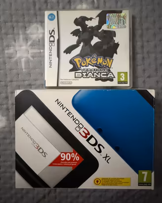 Nintendo 3ds xl e pokemon bianco