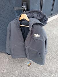 giubbotto work wear grigio imbottito. nuovo con et