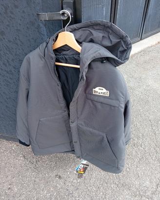 giubbotto work wear grigio imbottito. nuovo con et