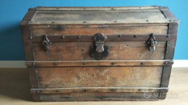 baule legno antico