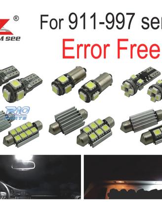 KIT 20 LAMPADE LED INTERNE PER PORSCHE 911 997 CAR