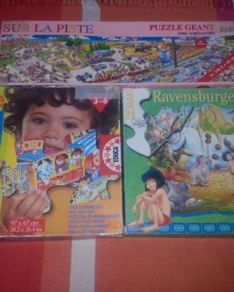 Lotto 3 MAXI Puzzle, + libro puzzle