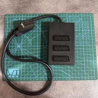 Sdoppiatore Multipresa SCART a 3 Ingressi