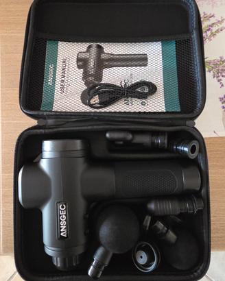 Pistola massaggiante ANSGEC – come nuova, completa