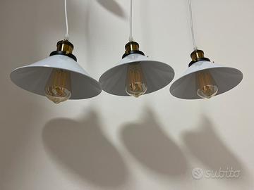 Lampadario a sospensione moderno con lampadine