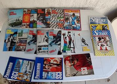 Sci e Sport invernali riviste vintage anni 70 80 