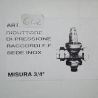 Riduttore regolatore pressione acqua