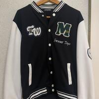 Giacca collage nera e bianca