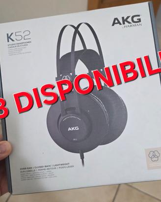 🎧 AKG K52 - Cuffie da Studio Professionali 