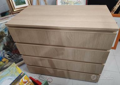 Cassettiera SALICE 4 cassetti - made in Italy