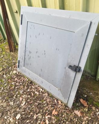 Sportello alluminio con telaio