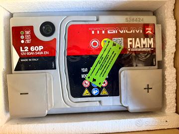 Batteria Auto Fiamm L2 60P 60Ah 540a positivo dx