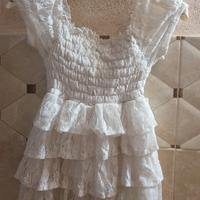 maglia bambina di pizzo elegante 