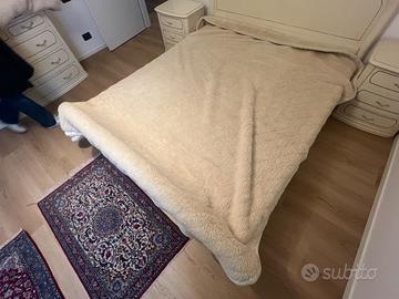 Coperta matrimoniale in lana merinos