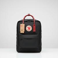 zaino Fjallraven Kanken Nero e Rosso/Bordeaux