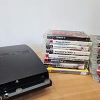 PlayStation 3 Slim + 3 joystick + 15 giochi