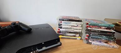 PlayStation 3 Slim + 3 joystick + 15 giochi
