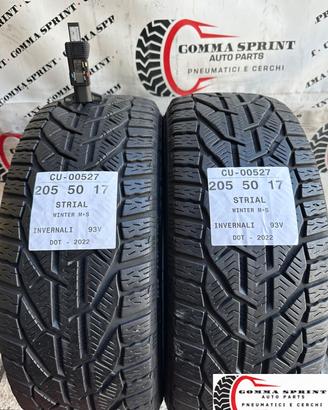 2 PNEUMATICI 205/50 R17 STRIAL INVERNALI