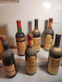 6 bottiglie vino da collezione r