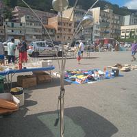 Lampada con base in marmo