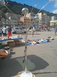 Lampada con base in marmo