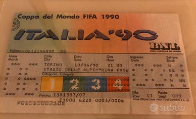 Biglietto Italia 90 Stadio Delle Alpi