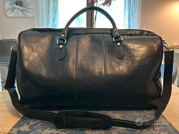 Borsone in vera pelle – Made in Italy