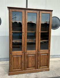 Credenza - vetrina - cristalliera in legno