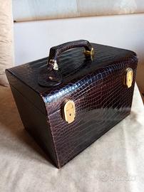 Beauty case coccodrillo