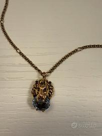Collana Gucci con ciondolo testa di leone