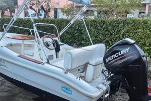 barca open rascala blu e blu Mercury 40cv 
