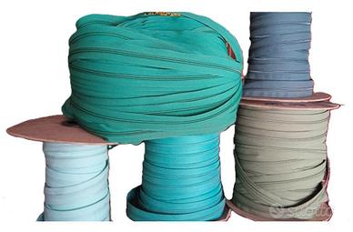 CHIUSURE LAMPO Tipo 5 poliestere continua con curs