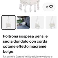 altalena da interno esterno