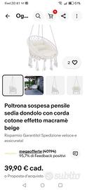 altalena da interno esterno