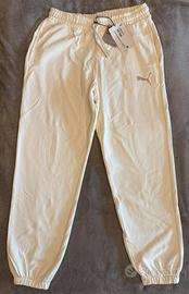PANTALONE DI TUTA NUOVO ORIGINALE PUMA M BIANCO