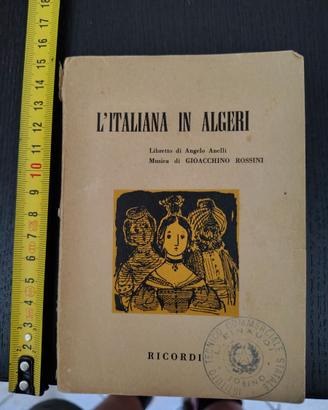 Libretto opera "L'Italiana in Algeri"