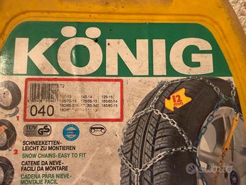 Catene auto neve della KONIG