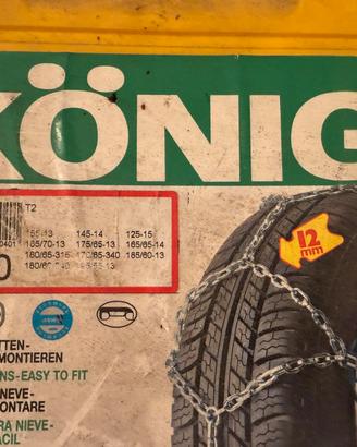 Catene auto neve della KONIG