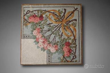 Affresco,strappo originale floreale
