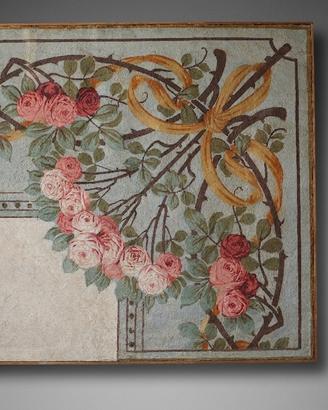 Affresco,strappo originale floreale