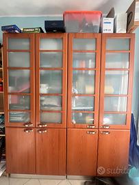 2 x Libreria credenza Fabel 